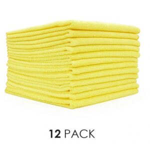 All Purpose Microvezeldoek Geel (300GSM) (12-pack) (41x41)